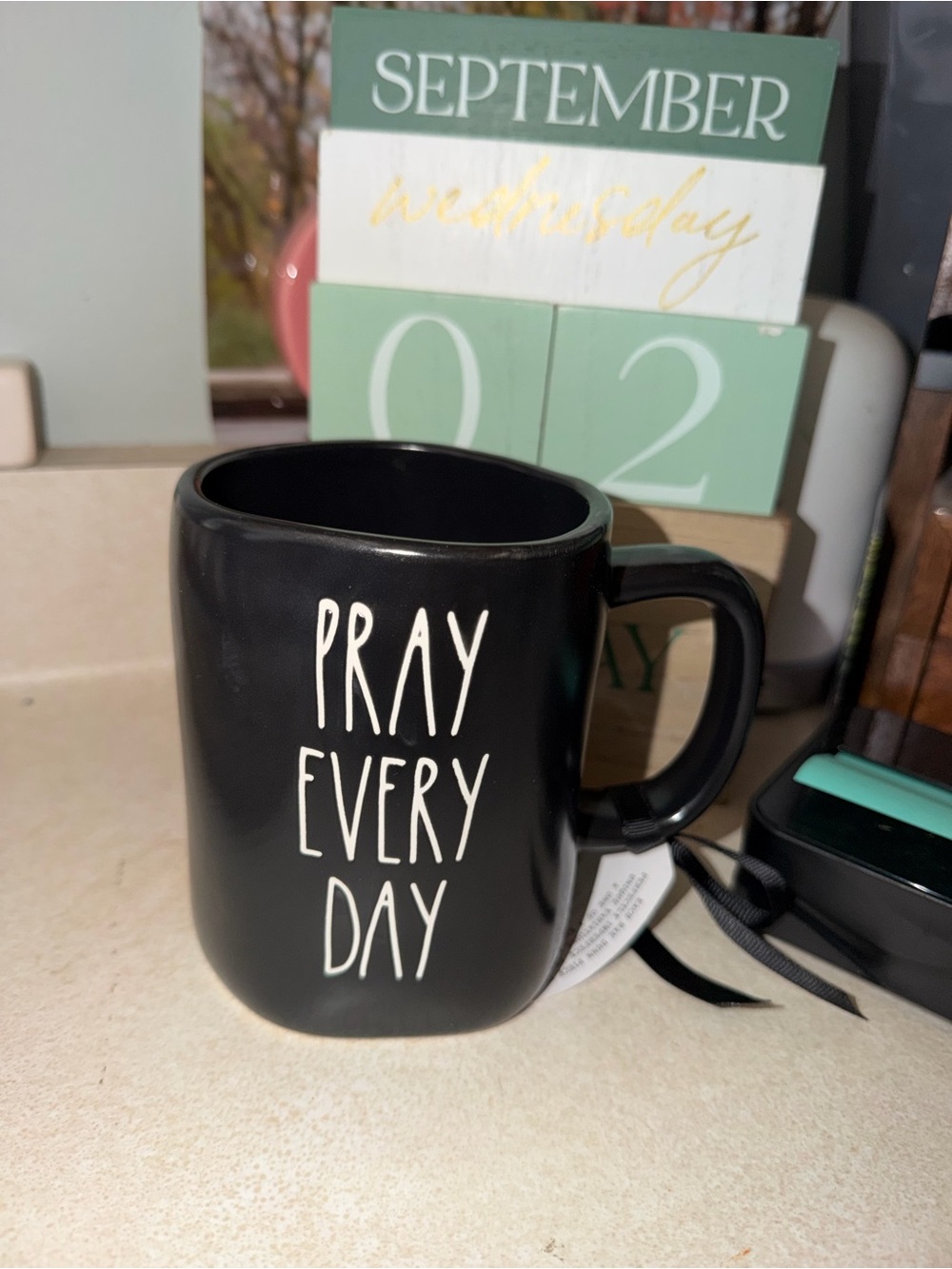 Rae dunn pray every day mug